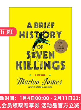 七杀简史  英文原版 A Brief History of Seven Killings 布克奖 Marlon James 精装 英文版 进口英语原版书籍