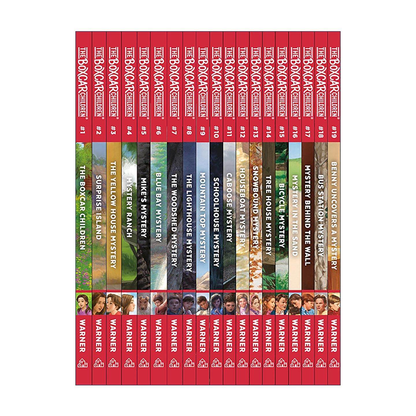 英文原版 The Boxcar Children Classic Treasury 棚车少年经典合集 1-19册盒装套装 儿童推理章节桥梁故事书 进口英语原版书籍,书籍/杂志/报纸,儿童读物原版书,淘宝优惠券,粉丝福利购,淘宝优惠卷