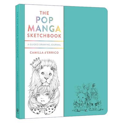 英文原版 The Pop Manga Sketchbook 流行漫画速写本 绘画指南日志 乔·舒斯特漫画大奖得主Camilla d'Errico 动漫 英文版