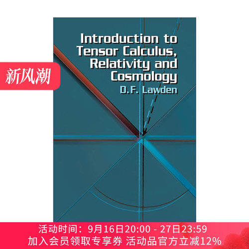英文原版 Introduction to Tensor Calculus Relativity and Cosmology 张量微积分 相对论和宇宙学导论 数学 物理学D. F. Lawden