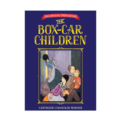 英文原版 The Box-Car Children 棚车少年 1924年原版 精装收藏版 Gertrude Chandler Warner 英文版 进口英语原版书籍