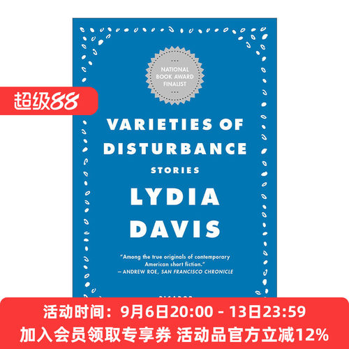 英文原版 Varieties of Disturbance: Stories 困扰种种 莉迪亚·戴维斯 英文版 进口英语原版书籍