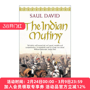 英文原版 The Indian Mutiny 印度兵变1857 印度人民反抗英国殖民统治 Saul David 英文版 进口英语原版书籍