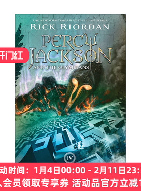 英文原版 Percy Jackson and the Olympians  Book Four The Battle of the Labyrinth波西杰克森和奥林匹斯第四卷迷宫之战 英文版