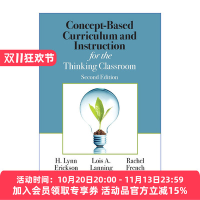 英文原版 Concept-Based Curriculum and Instruction for the Thinking Classroom 创造思考的教室 概念为本的课程与教学 进口书