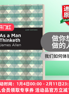 做你想做的人 英文原版 As A Man Thinketh 励志随笔 英文版 进口英语原版书籍