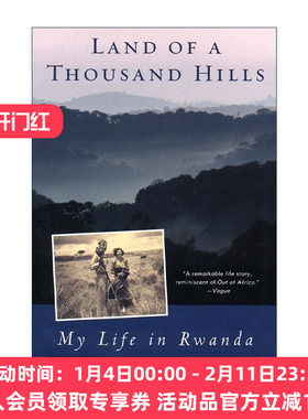 英文原版 Land of a Thousand Hills 千山之国 我在卢旺达的生活 传记 Rosamond Halsey Carr 英文版 进口英语原版书籍