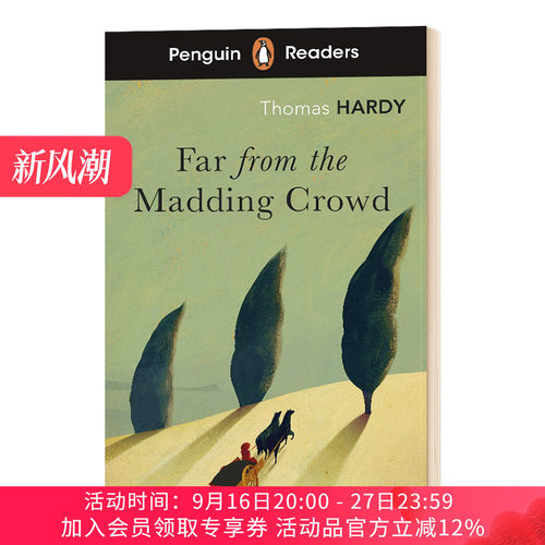 企鹅兰登小说分级读物5级 远离尘嚣 英文原版 Penguin Readers Level 5 Far from the Madding Crowd 英文版进口英语分级阅读书籍