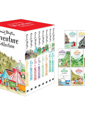 英文原版 Enid Blyton Adventure Collection 8 books shrinkwrapped 伊妮德·布莱顿儿童冒险故事小说 8册套装 英文版 进口英语原