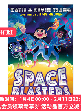 英文原版 Space Blasters Suzie Saves The Universe 太空冒险小分队1 苏茜拯救宇宙 儿童太空科幻章节书 英文版 进口英语原版书籍