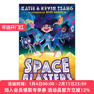 英文原版 Space Blasters Suzie Saves The Universe 太空冒险小分队1 苏茜拯救宇宙 儿童太空科幻章节书 英文版 进口英语原版书籍