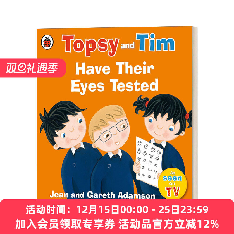 托普西和蒂姆生活体验系列 英文原版 Topsy and Tim Have Their Eyes Tested 测视力 英文版 进口英语原版书籍
