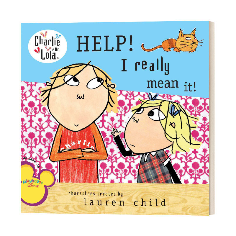 救命啊 我是认真的 查理与劳拉系列绘本 英文版 进口英语原版书籍