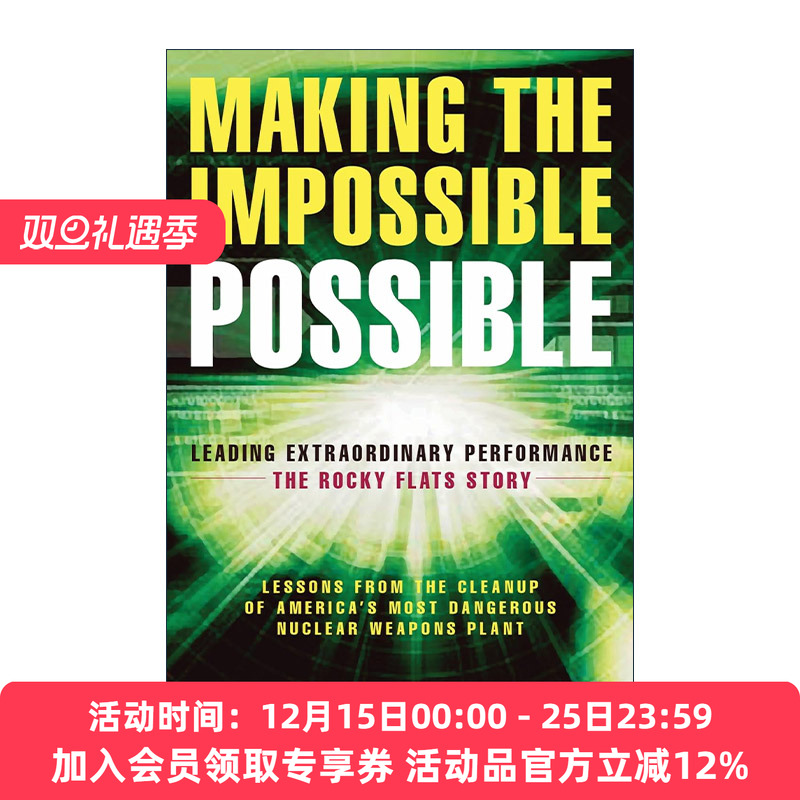 英文原版 Making the Impossible Possible 让不可能成为可能 引领非凡的表现 美国Rocky Flats的故事 英文版 进口英语原版书籍