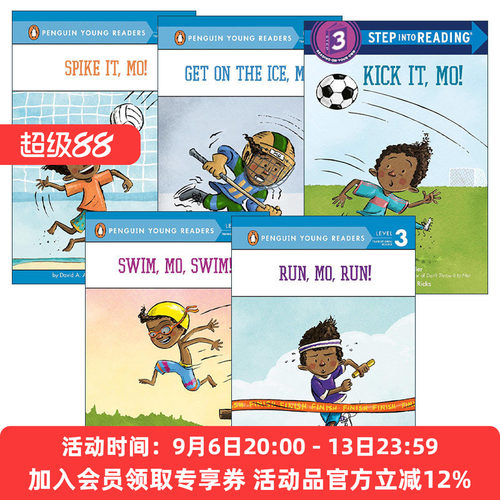 英文原版运动小子Mo系列5册
