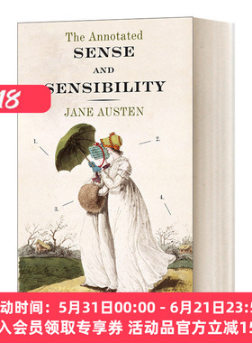 英文原版小说 The Annotated Sense and Sensibility 理智与情感 注释版 英文版 进口英语原版书籍