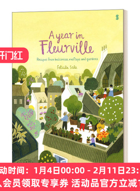 英文原版 A Year in Fleurville 石榴街10号的午餐续集 弗勒维尔的一年 精装 英文版 进口英语原版书籍