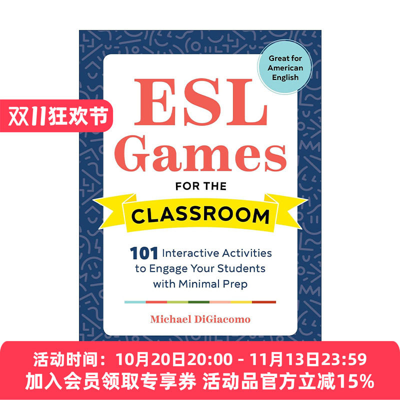 英文原版 ESL Games for the Classroom 课堂上的ESL游戏 101个师生互动活动 英语学习 教学设计 英文版 进口英语原版书籍