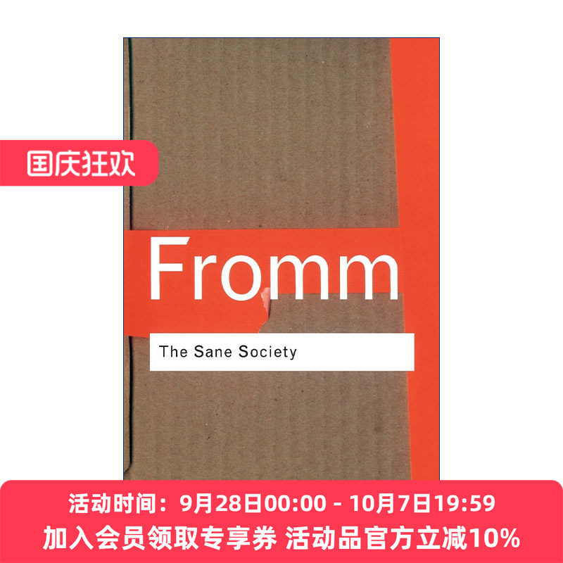 健全的社会 英文原版 The Sane Society 豆瓣高分 英文版 进口英语原版书籍