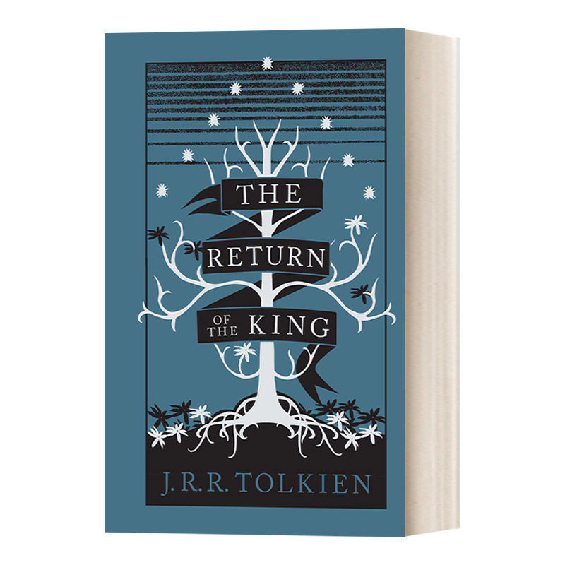 英文原版小说 The Lord Of The Rings 3 — The Return Of The King 指环王3 王者归来 银箔封面精装版 英文版 进口英语原版书籍
