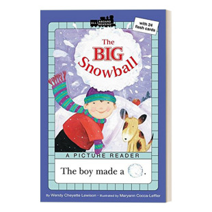 英文原版 The Big Snowball 汪培珽一阶 All Aboard Reading系列 英文版 进口英语原版书籍