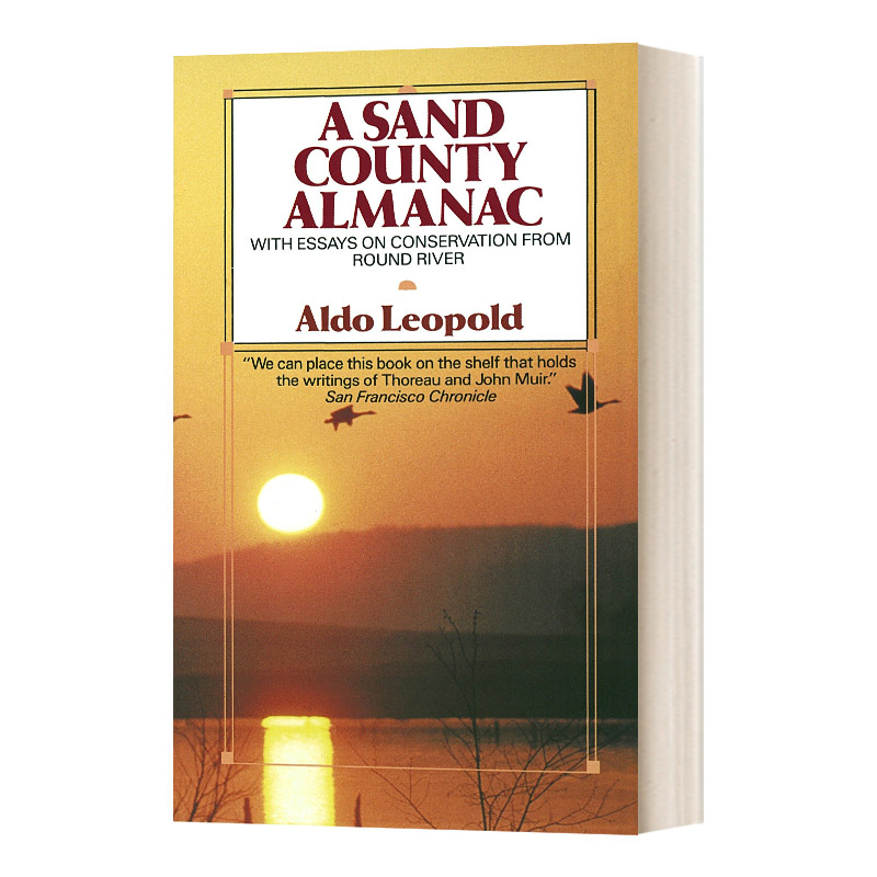 英文原版 A Sand County Almanac 沙乡年鉴 Aldo Leopold 英文版 进口英语原版书籍 搭寂静的春天 我们的星球 林金德斯利鱼儿 书籍/杂志/报纸 科学技术类原版书 原图主图