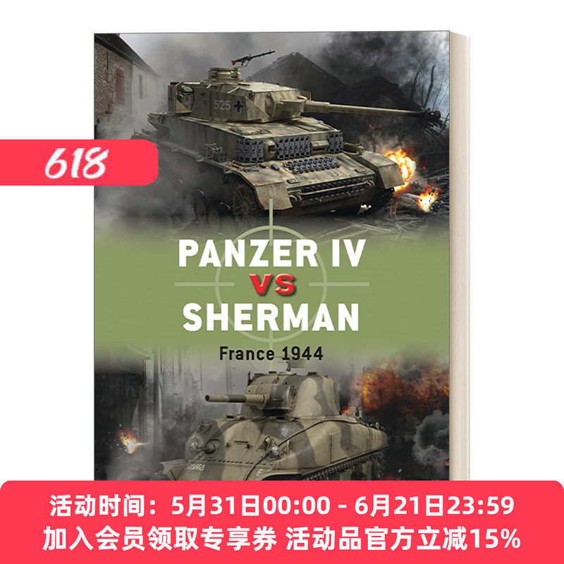 四号坦克对战谢尔曼 英文原版 Panzer IV vs Sherman 对战历史 英文版 进口英语原版书籍