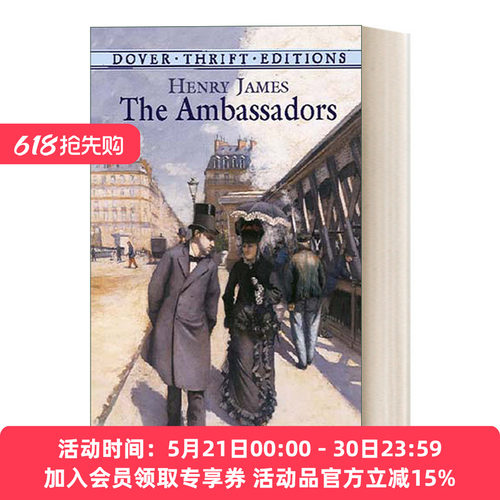 英文原版 The Ambassadors 专使 使节 亨利詹姆斯Henry James小说 Dover Thrift Editions 英文版 进口英语原版书籍
