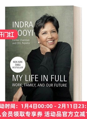 英德拉·努伊自传 英文原版 My Life in Full  Indra Nooyi 精装 英文版 进口英语原版书籍