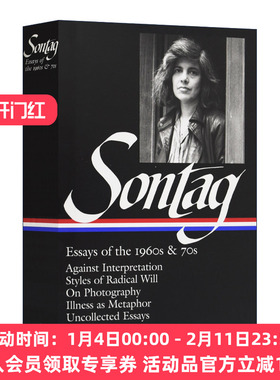 英文原版 Susan Sontag Essays of the 1960s & 70s (LOA #246) 苏珊·桑塔格 20世纪60年代和70年代的散文 精装  进口英语原版