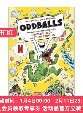 英文原版 Oddballs 詹姆斯的奇异冒险 异类 同名动画漫画图像小说 The Odd 1s Out作者James Rallison 英文版 进口英语原版书籍