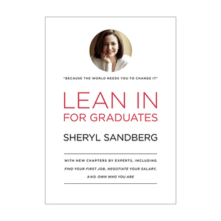 精装 Lean Graduates for 向前一步 求职 Sandberg 英文版 Sheryl 指南 面试 书籍 进口英语原版 致毕业生 英文原版