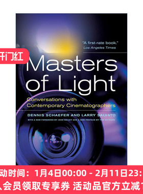 英文原版 Masters of Light 光影大师 与当代电影摄影技师的对话 Dennis Schaefer 英文版 进口英语原版书籍