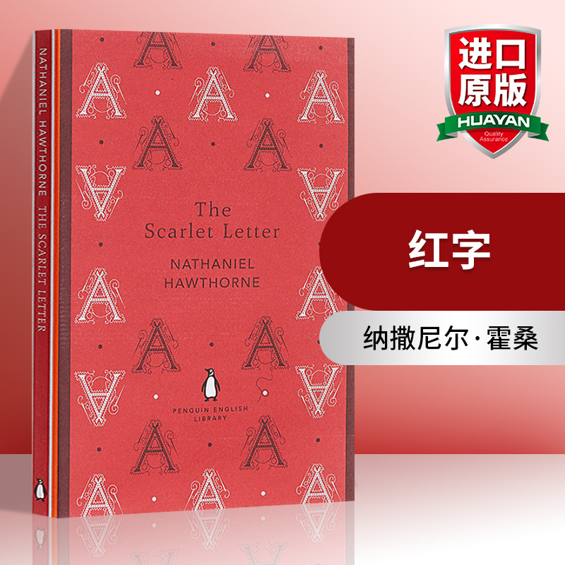 红字英文原版小说 The Scarlet Letter The English Libary 英文版 进口英语原版书籍