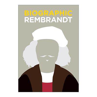 英文原版 Biographic Rembrandt 伦勃朗 荷兰画家 信息图表式精装名人传记 英文版 进口英语原版书籍