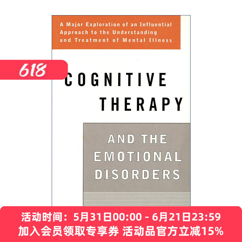 英文原版 Cognitive Therapy and the Emotional Disorders 认知疗法与情绪障碍 心理健康 Aaron T. Beck 英文版 进口英语原版书籍