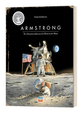 英文原版绘本 Armstrong 阿姆斯特丹 老鼠月球探险 特别版 精装绘本 Torben Kuhlmann 英文版 进口英语原版书籍