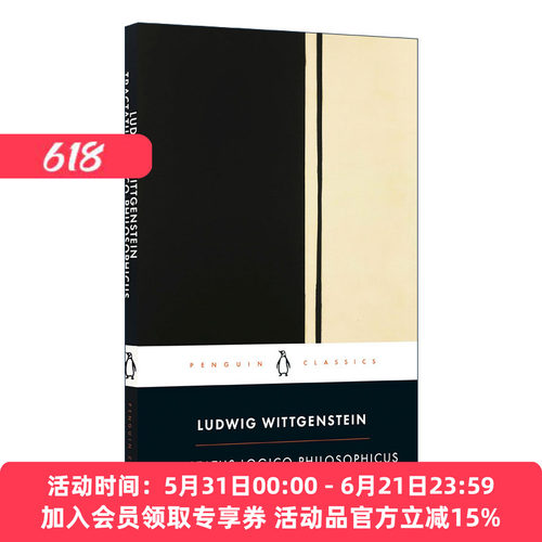 英文原版 Tractatus Logico-Philosophicus 逻辑哲学论 维特根斯坦 企鹅黑经典 英文版 进口英语原版书籍
