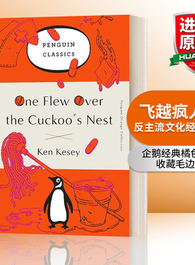 英文原版小说 One Flew Over the Cuckoo's Nest 飞越疯人院 企鹅经典橘色收藏版毛边书 英文版 进口英语原版书籍