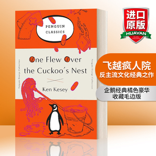 毛边书 One the Over 英文原版 橘色收藏版 英文版 企鹅经典 Flew 飞越疯人院 Nest 书籍 进口英语原版 Cuckoo 小说