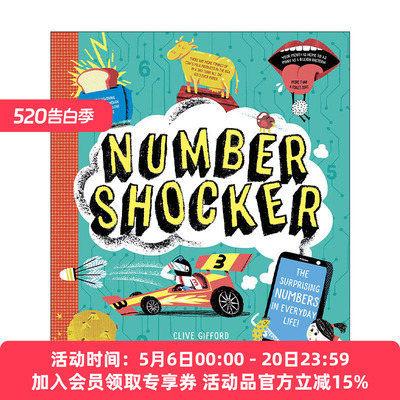 英文原版 Number Shocker 用数字讲科学 儿童STEM科普绘本 英文版 进口英语原版书籍