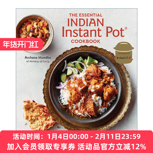 基本印度快煮电压力锅烹饪食谱 英文原版 The Essential Indian Instant Pot Cookbook 正宗味道 精装 Archana Mundhe 英文版 进口