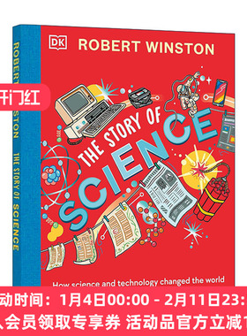 英文原版 Robert Winston The Story of Science 科学的故事 科学技术如何改变世界 DK科普百科精装 英文版 进口英语原版书籍