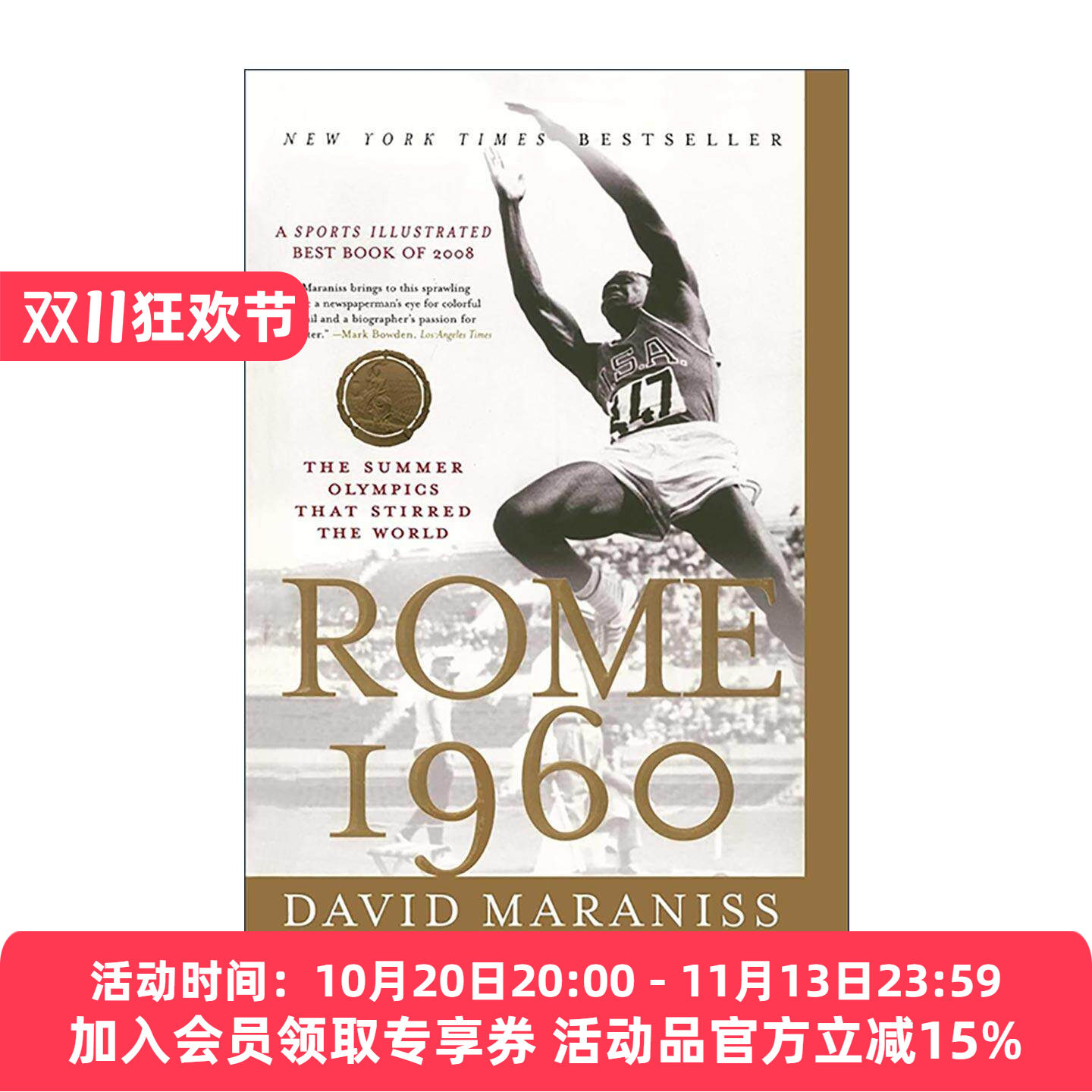 英文原版 Rome 1960 罗马1960 搅动世界的奥林匹克运动会 普利策奖得主David Maraniss 英文版 进口英语原版书籍