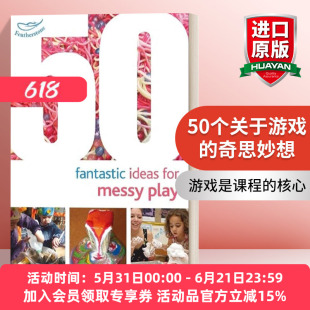 英文原版 50 Fantastic Ideas for Messy Play 50个关于游戏的奇思妙想 英文版 进口英语原版书籍