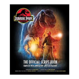 侏罗纪公园 Jurassic Script 英文原版 电影剧本 进口英语原版 the 英文版 Park 书籍 Official 精装 Book