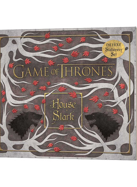 权力的游戏 英文原版 Game Of Thrones House Stark Deluxe Stationery Set 史塔克家族豪华版文具套 英文版 进口英语原版书籍