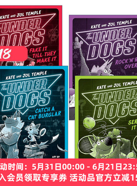 英文原版 The Underdogs 狗狗侦探系列4册 儿童侦探推理章节桥梁故事书 Shiloh Gordon 英文版 进口英语原版书籍