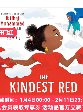 英文原版 The Kindest Red 温暖的红色 头巾与友谊的故事 精装儿童绘本 英文版 进口英语原版书籍