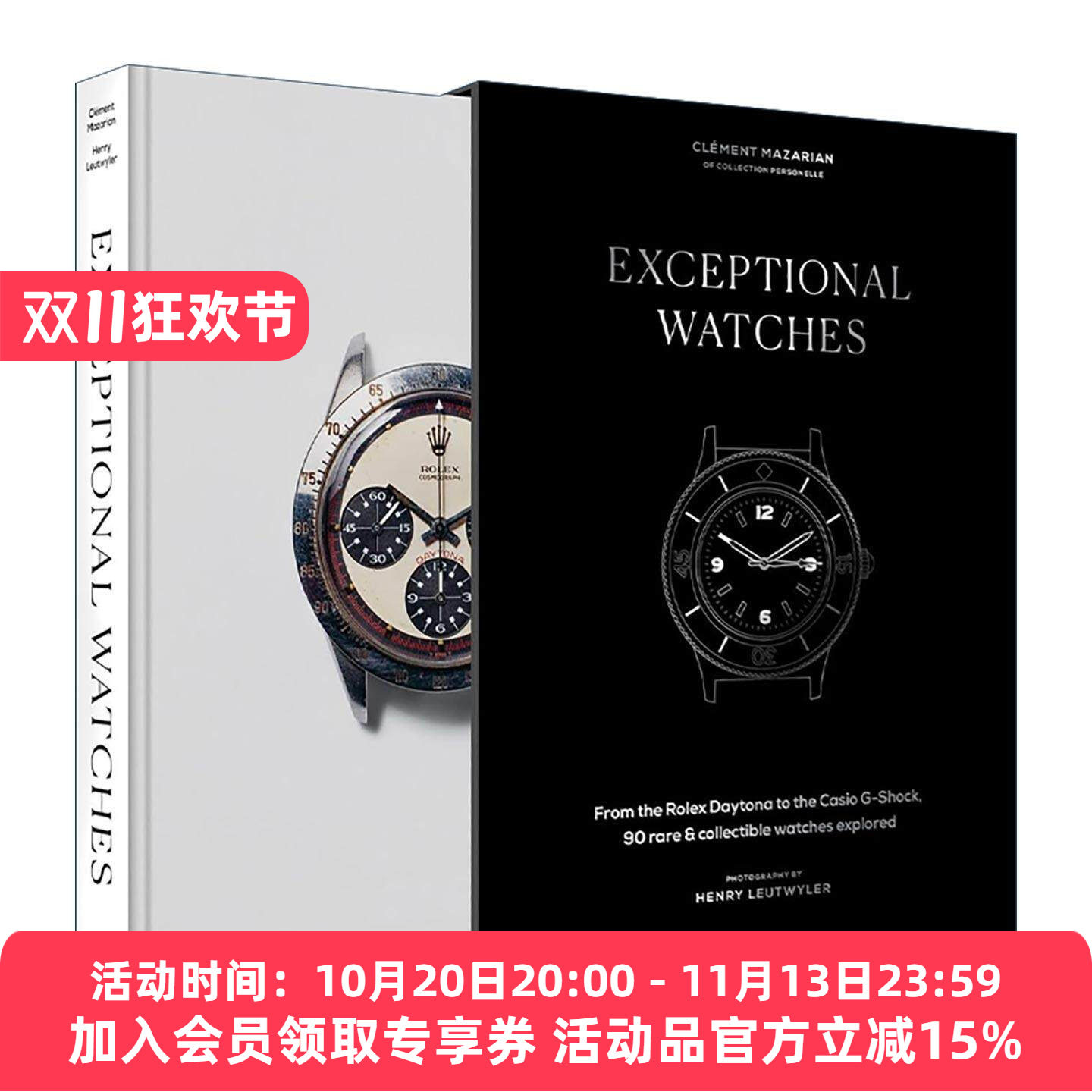 英文原版 Exceptional Watches 非凡腕表 从劳力士Daytona到卡西欧G-Shock 精装画册 英文版 进口英语原版书籍